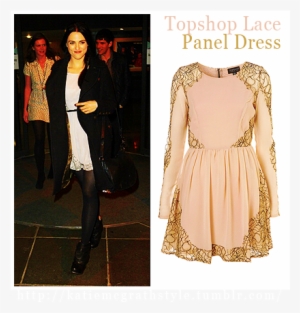 Topshop Lace Panel Dress - Katie Mcgrath #3681003