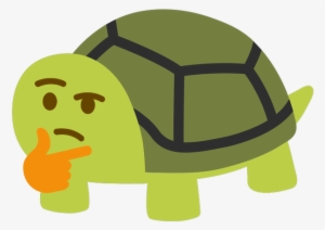 Thinker , - Android Turtle Emoji #3681054