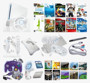 Wii Console And Wii Wheel & Wii Sports & Wii Fit & #3681489