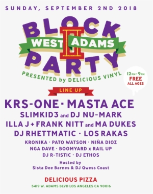 Afternoon Lineup - West Adams Block Party 2018 #3681676