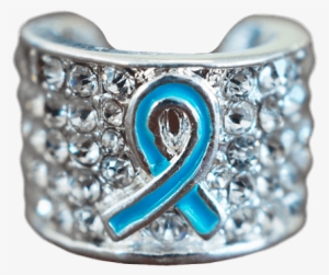 Teal Ribbon Stethoscope Charm - Stethoscope #3682151