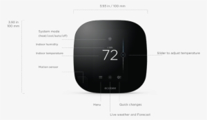 Smart Ecobee Nest Google Thermostat Nest Thermostat - Ecobee 3 Thermostat - Wi-fi #3682777
