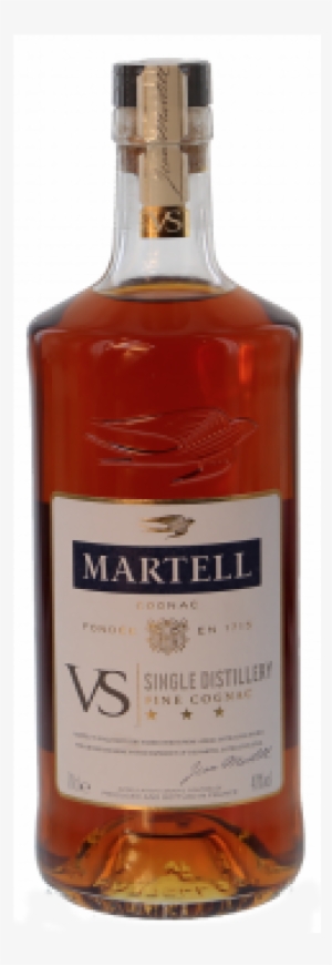 An Engraved Bottle Of Hennessy Vs Cognac - Martell Vs Cognac 70cl #3682972