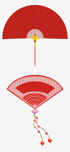 Chinese Style Traditional Design Semi Circular Folding - Hand Fan #3683828