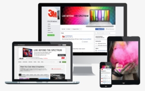 Ad Campaign Mock Up Of 3m Color Matters - Mock Object #3683915