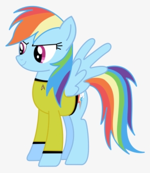 Sonofaskywalker, Crossover, James T Kirk, Rainbow Dash, - Rainbow Dash #3685622