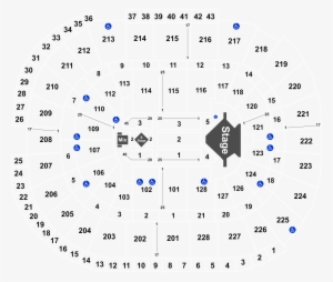 Full Map - Sap Center At San Jose #3685646