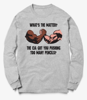 Predator Inspired Cia Got You Pushing Too Many Pencils - Supreme Mike Hill Snake Trap Long Sleeve #3687889