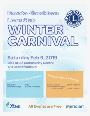 Planning For The Annual Lions Winter Carnival Has Begun #3688651