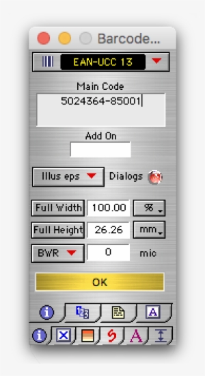 Enter Your Barcode Data - Number #3688987