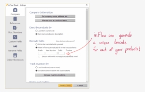 How To Create Barcodes Right Inside Of Inflow - Barcode #3689061