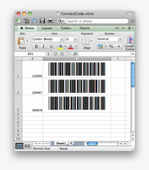 Creating Barcodes In Excel For Mac 2011/2016 - Barcode Ms Excel #3689312