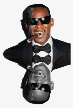 R Kelly Smoking Bw - R Kelly Transparent Png #3689909