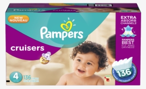 Pampers Cruiser Update - Pampers Cruisers Size 4 Diapers 140 Ct Box #3690067