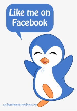 Follow Me On Twitter - Blue Penguin Cartoon #3690737