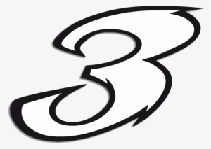 Número 3 Png - 3 En Blanco Y Negro #3690951