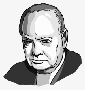 How To Draw Winston Churchill For Kids - Step By Step #3691055