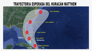 Uma Das Projecções De Matthew Nos Estados Unidos - Map #3691507
