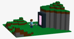 Enter The Nether - Lego Minecraft Portal Do Netheru #3692356