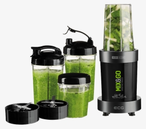 Sm 900 Mix&go Black 2d - Ecg Sm 900 Mix&go Black Edition Countertop Blender #3693209