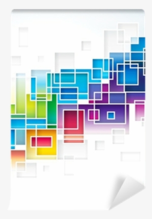 Colored Squares Design Abstract Background - Python Programming: Using Problem Solving Approach #3694028