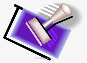 Rubber Stamp Pad, Office Stationery Royalty Free Vector #3694202