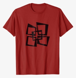 Mid Century Modern Offset Squares T-shirt - Dubai T Shirt Design #3694379