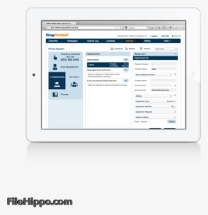Combined With A Seamless Integration With Other Cloud - Ringcentral User Interface #3694766