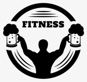 Body Builder Fitness With Beer Logo - Beer Logo #3694908