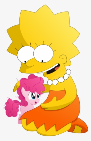 Kehrminator, Crossover, Filly, Lisa Simpson, Pinkie - Lisa Simpson And Pinkie Pie #3695013
