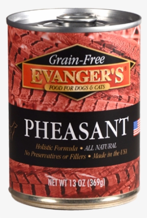Evanger's Game Meat Can Dog & Cat Pheasant 6 Oz #3695199
