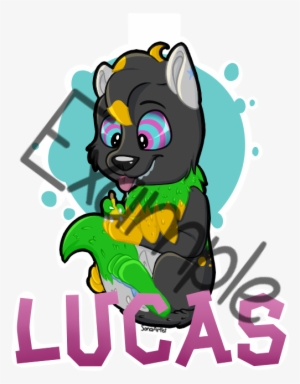 Lucas Hypno Food Badge - Cartoon #3696265