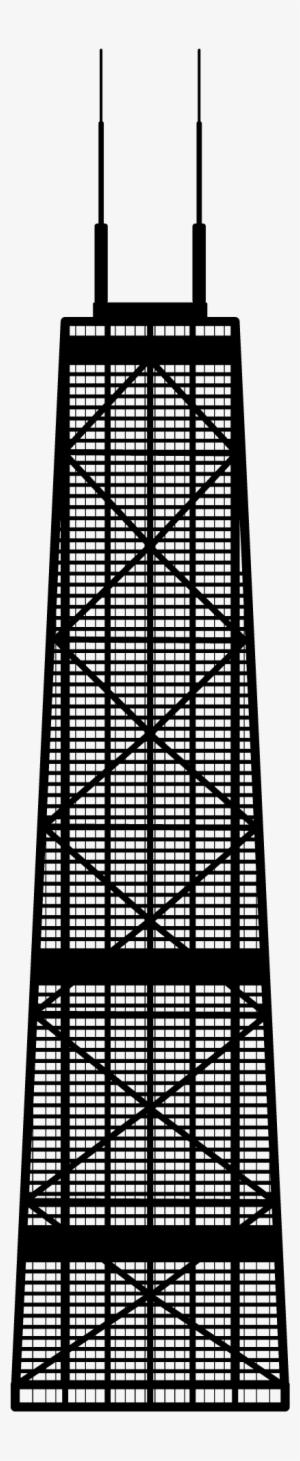 John Hancock Center - Hancock Tower Line Drawing #3696766