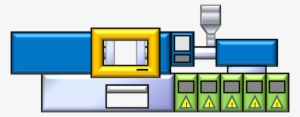 How To Set Use Injection Moulding Machine Svg Vector - Injection Molding Machine Icon #3696876