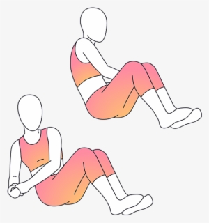 Russian Twist Right - Russian Twist Exercise Cartoon #3697203