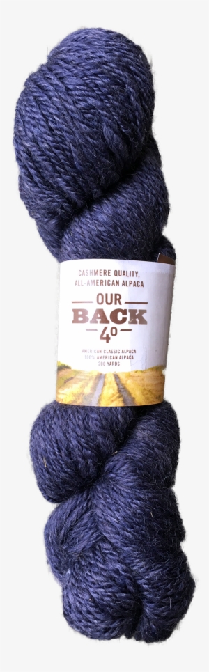 Our Back 40 100% American Alpaca Imperial Yarn Midnight #3698634