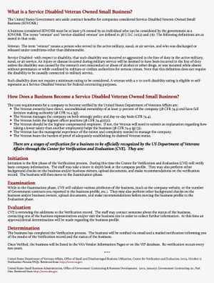 What Is A Service Disabled Veteran Owned Small Business - Pharmaceutical Drug #3699639