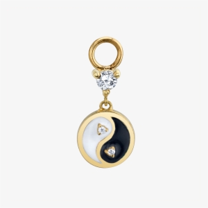 Yin Yang Hoop Earring Charm #370083