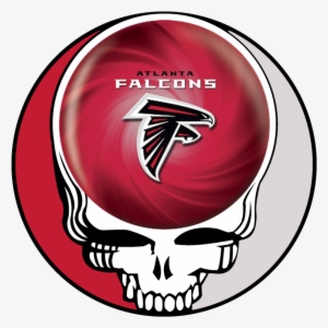 Atlanta Falcons Skull Logo Iron On Transfers - Atlanta Falcons Nfl Bowling Ball #370495