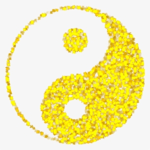 Clipart Yin Yang In The Fall - Yin Yang Clipart Transparent #370761