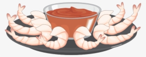 Original Png Clip Art File Shrimp Appetizer With Sauce #371361