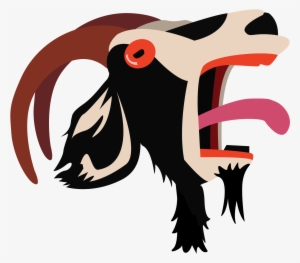Colorlogo - Screaming Goat Clip Art #371651