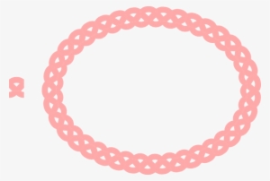 Blush Colored Rope Frame Clip Art - Celtic Knot Border #371938