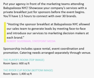 B2b Breakfast Sponsor - Stress #371957