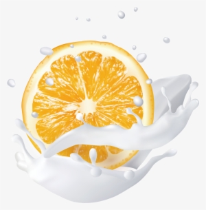 Juice Lemon Milk - Lemon Milk Png #372278