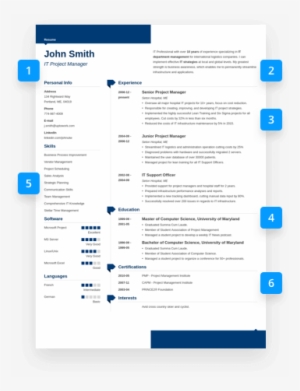 Cv Numbers - Curriculum Vitae #372380