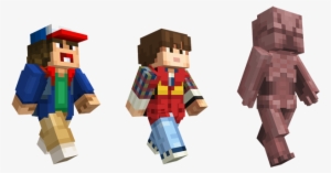 Stranger Things Comes To Minecraft - Minecraft Stranger Things Skin #372397