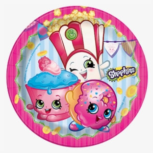 Shopkins Lunch Party Plates - Shopkins 7" Paper Plates #372505 Shopkins Lunch Party Plates - Shopkins 7" Paper Plates #372505