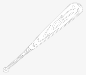 White Baseball Bat Clip Art At Clker - White Baseball Bat Clipart #372571