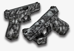 Reaper Black Glock Pistol - Hydro Dipping #373386